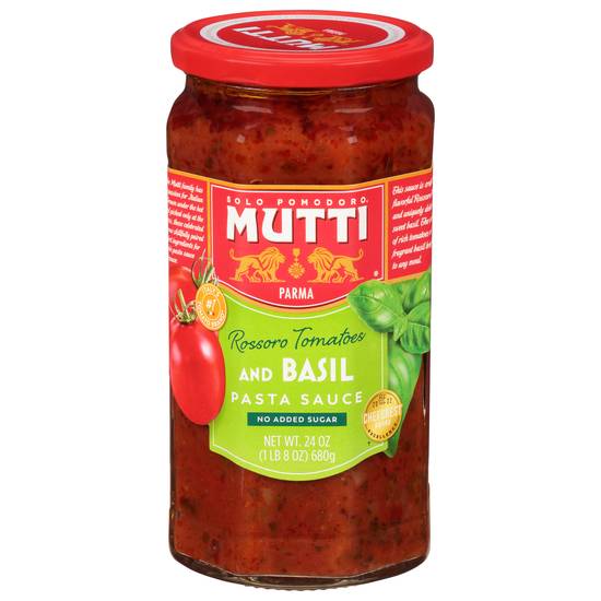 Mutti Tomatoes & Basil Pasta Sauce