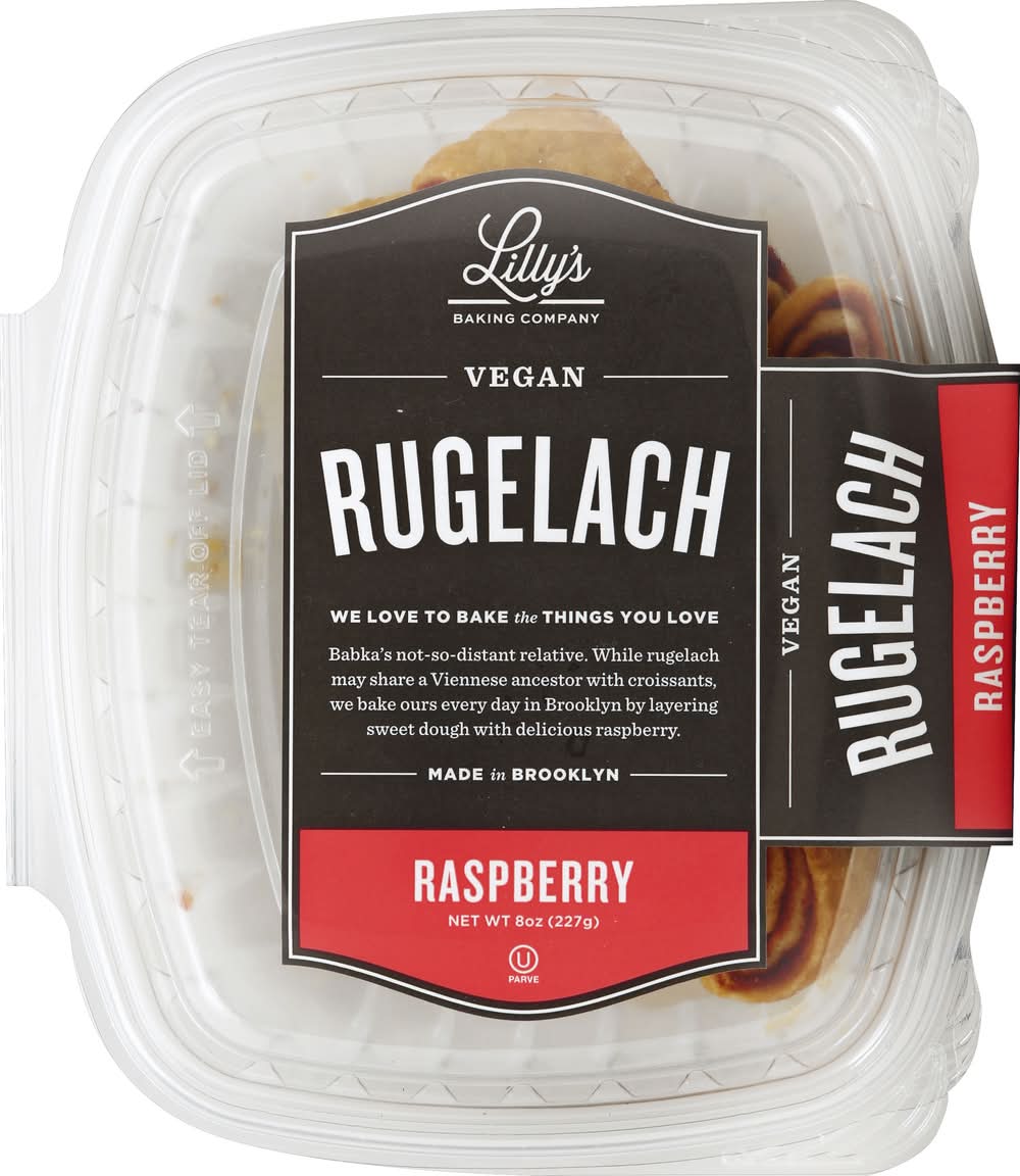 Lily's Vegan Raspberry Rugelach (8 oz)