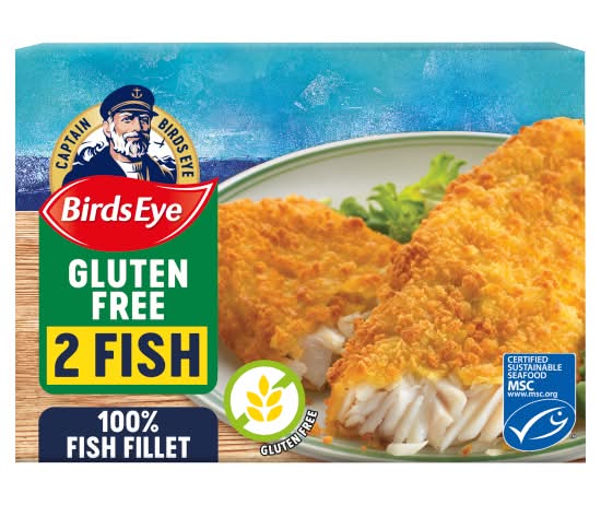 Birds Eye Gluten Free Fillets (250g)