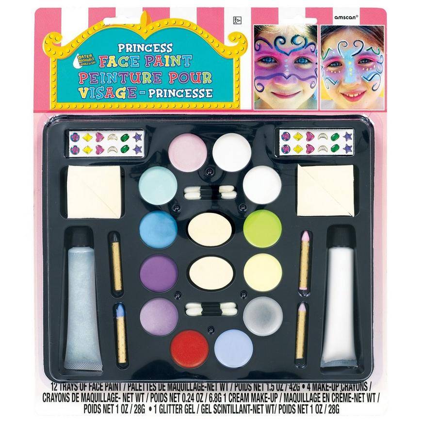 Amscan Princess Face Paint Kit (multi)