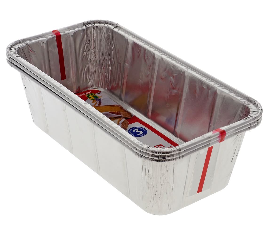 Aluminium Foil Loaf Pans (3 ct)