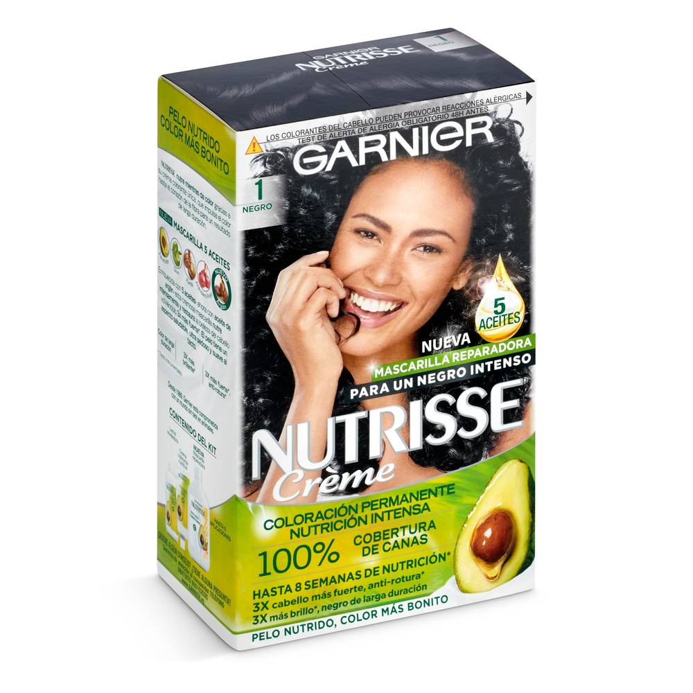 Tinte Negro Nº1 Nutrisse Caja 1 Unidad