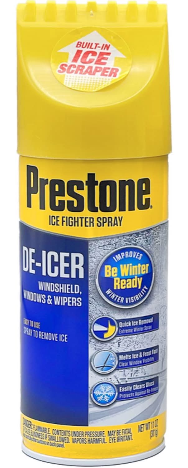 Prestone Windshield De-Icer Aerosol 11 Oz