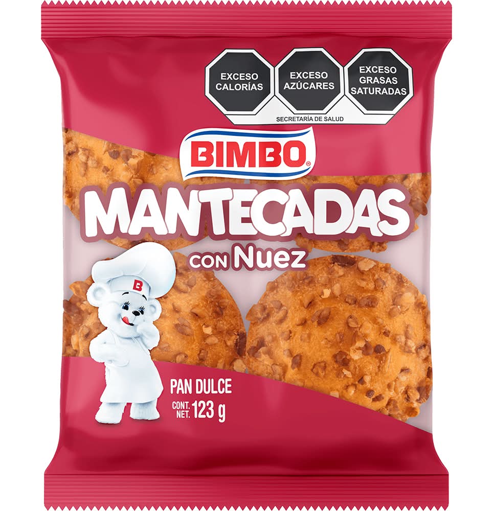 Bimbo · Mantecadas, nuez (123 g)