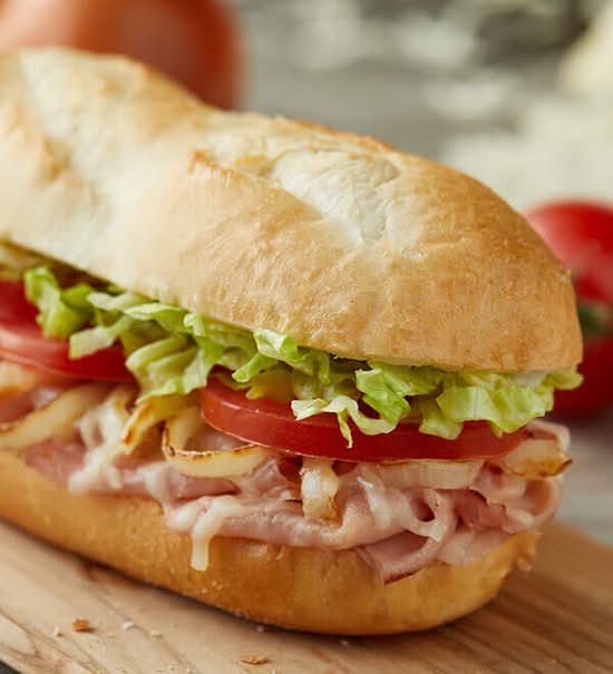 Big Ham And Cheese - Gluten Free Sub Bun