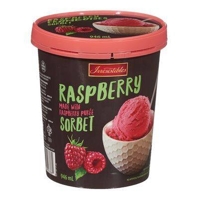 Irresistibles sorbet à la framboise (946 ml) - raspberry sorbet (946 ml)