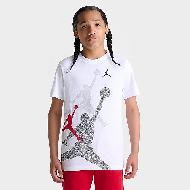 Kids' Jordan Gradient Stacked Jumpman T-Shirt (Medium)