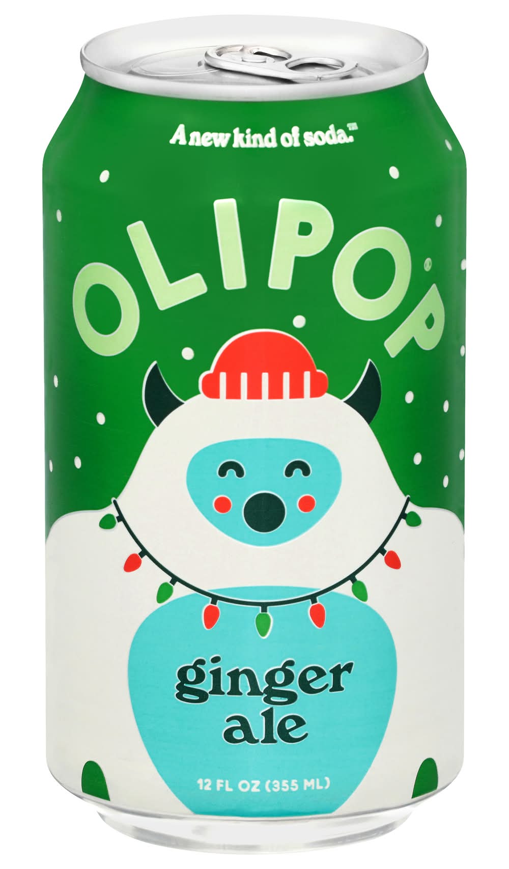Olipop Ginger Ale Soda (12 fl oz)