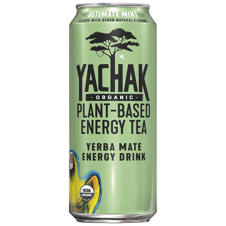Yachak Organic Plant-Based Energy Tea Ultimate Mint 16oz