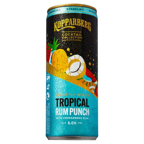 Kopparberg Cocktail Collection Sparkling Tropical Rum Punch 200ml