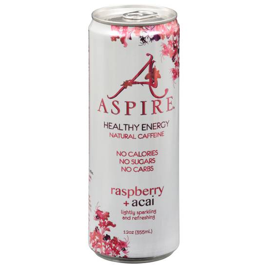 Aspire Raspberry + Acai Healthy Energy Drink (12 oz)