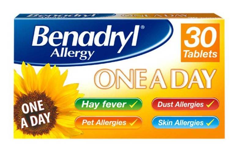 Benadryl Allergy One-a-day 10mg - 30 Tablets