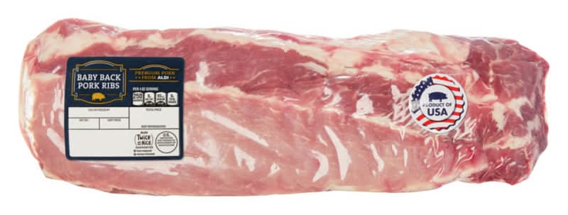 Baby Back Pork Ribs, per lb