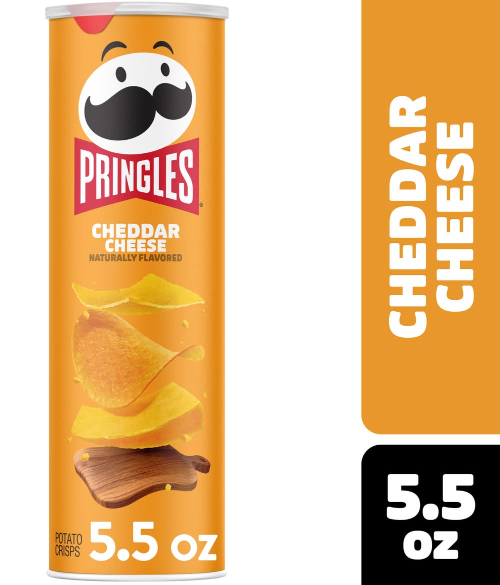 Pringles Potato Chips, Cheddar Cheese (5.5 oz)
