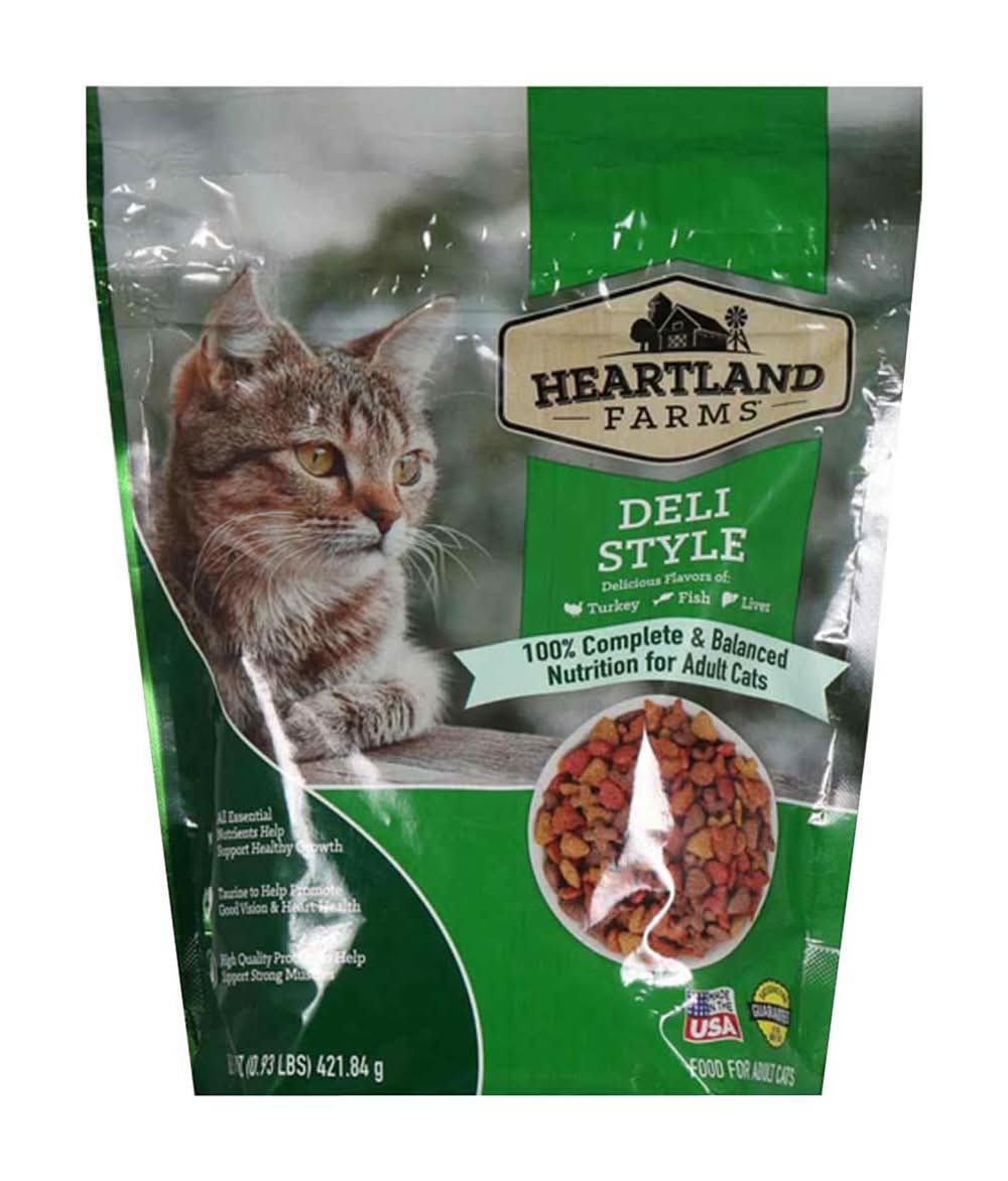 Heartland Farmss Deli Style Dry Cat Food 15 Oz
