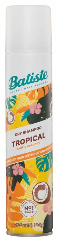 Batiste Dry Shampoo Tropical 200ml