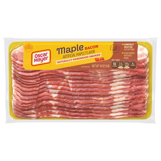 Oscar Mayer Maple Naturally Hardwood Smoked Bacon