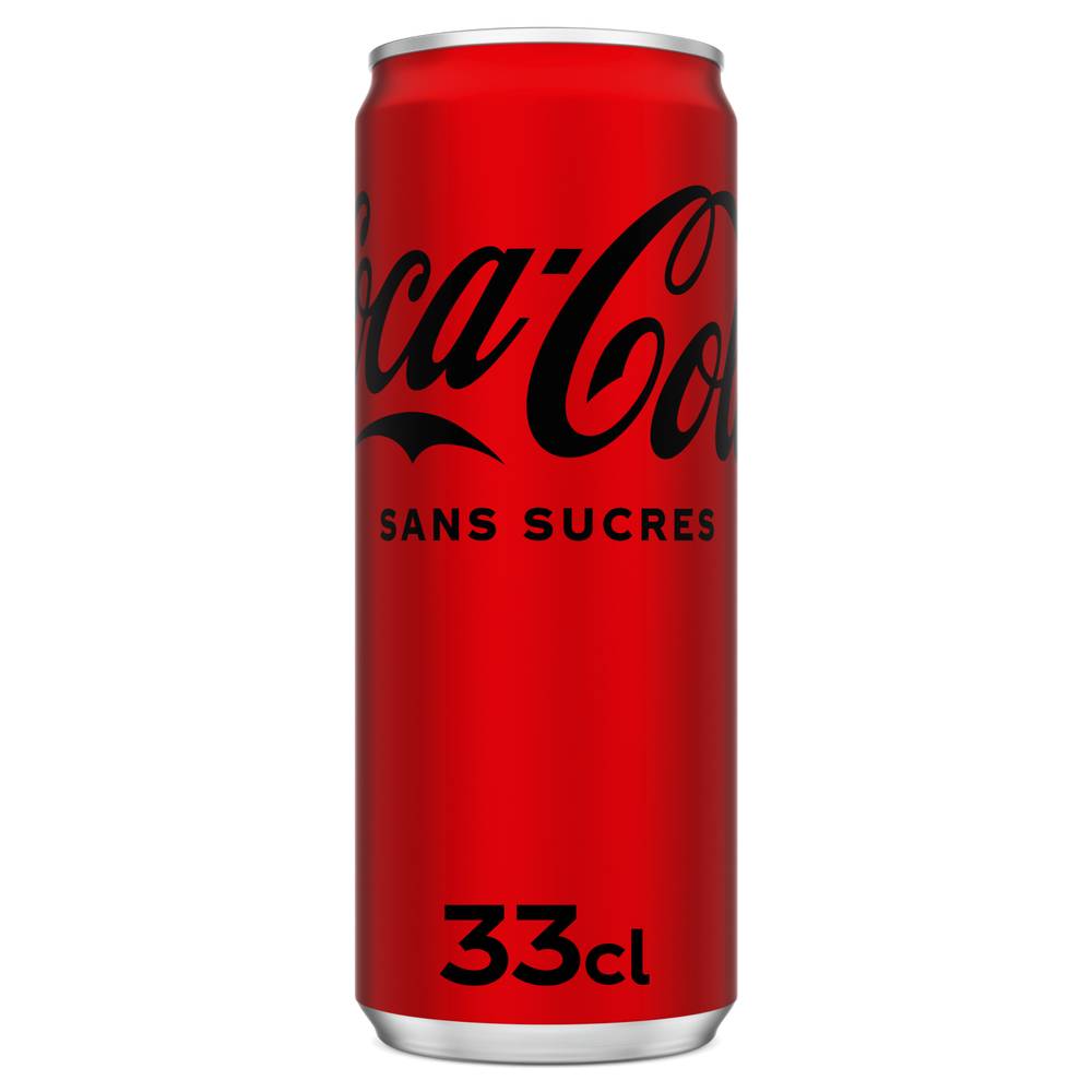 Coca-Cola - Boisson rafraîchissante sans sucre (330ml)