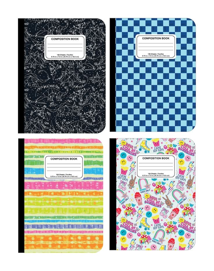 Art Composition Books, Assorted