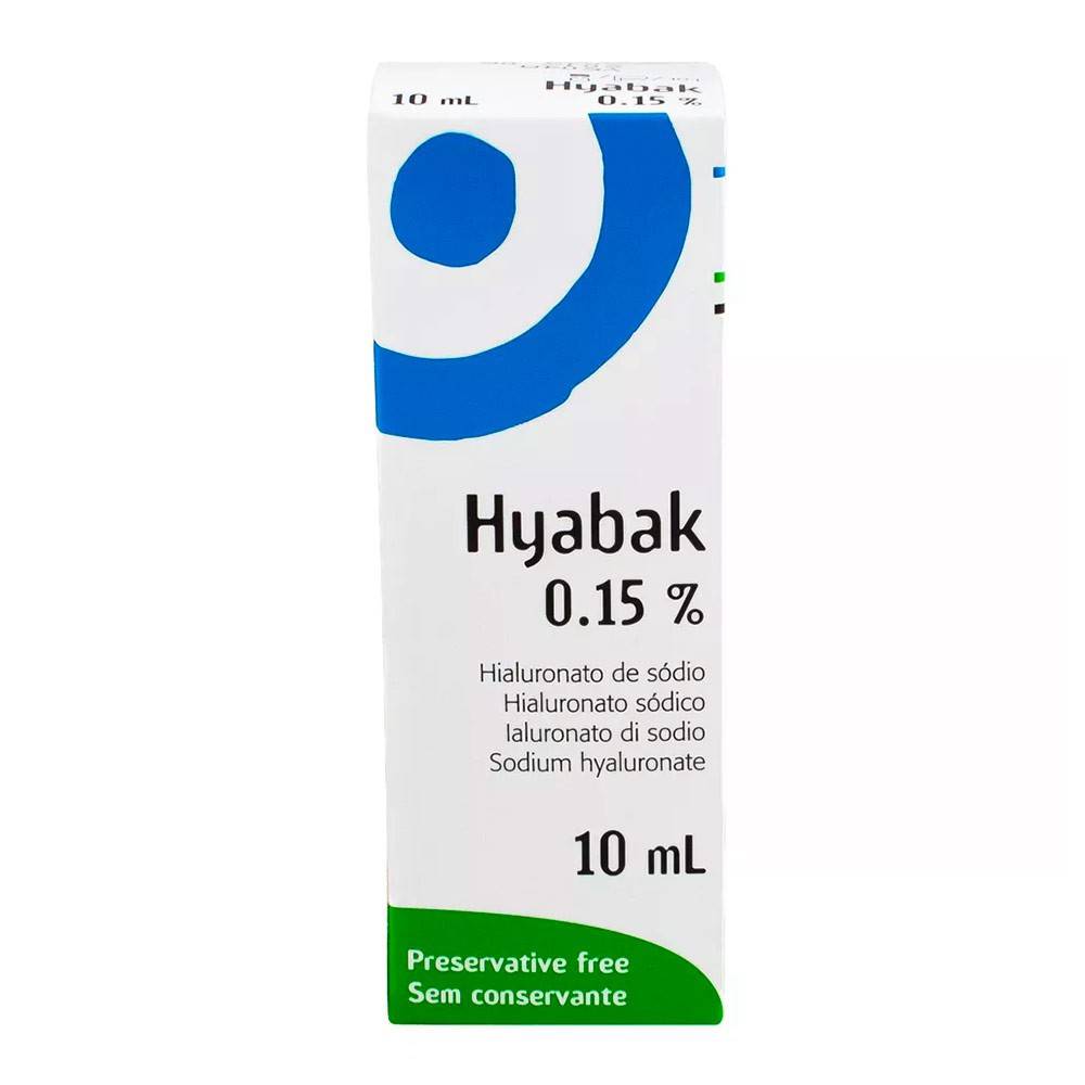 União química colírio hyabak 0,15% (10ml)