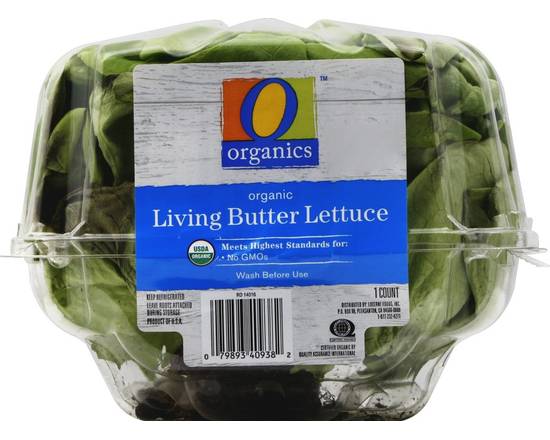 O Organics · Living Butter Lettuce (1 lettuce)