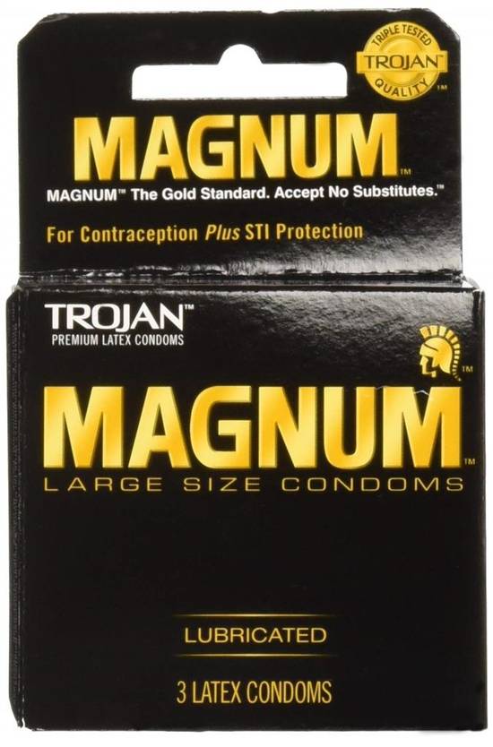 Trojan Magnum Black 6 Count