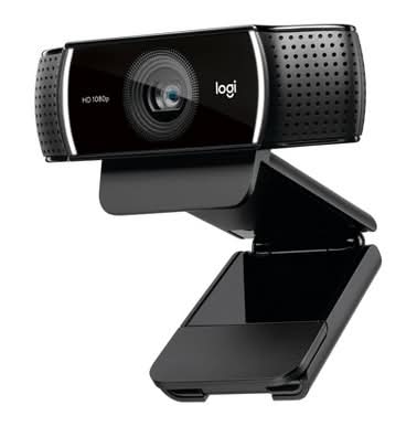 Logitech 1080P Pro Stream Webcam, Black