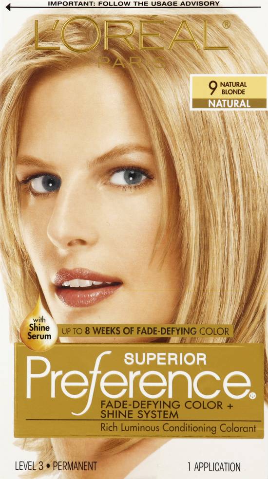 L'oréal Paris Superior Preference 9 Natural Blonde Hair Color