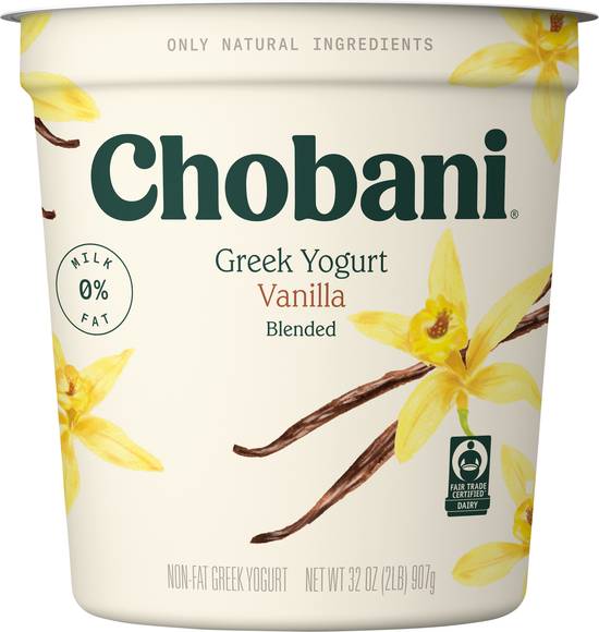 Chobani Vanilla Nonfat Greek Yogurt