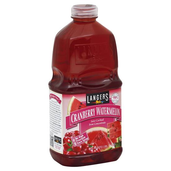 Langers Cranberry Watermelon Juice Cocktail From Concentrate (64 fl oz)