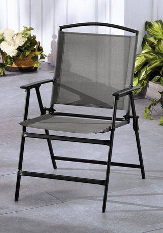 Mainstays Carlington Patio Folding Sling Chair