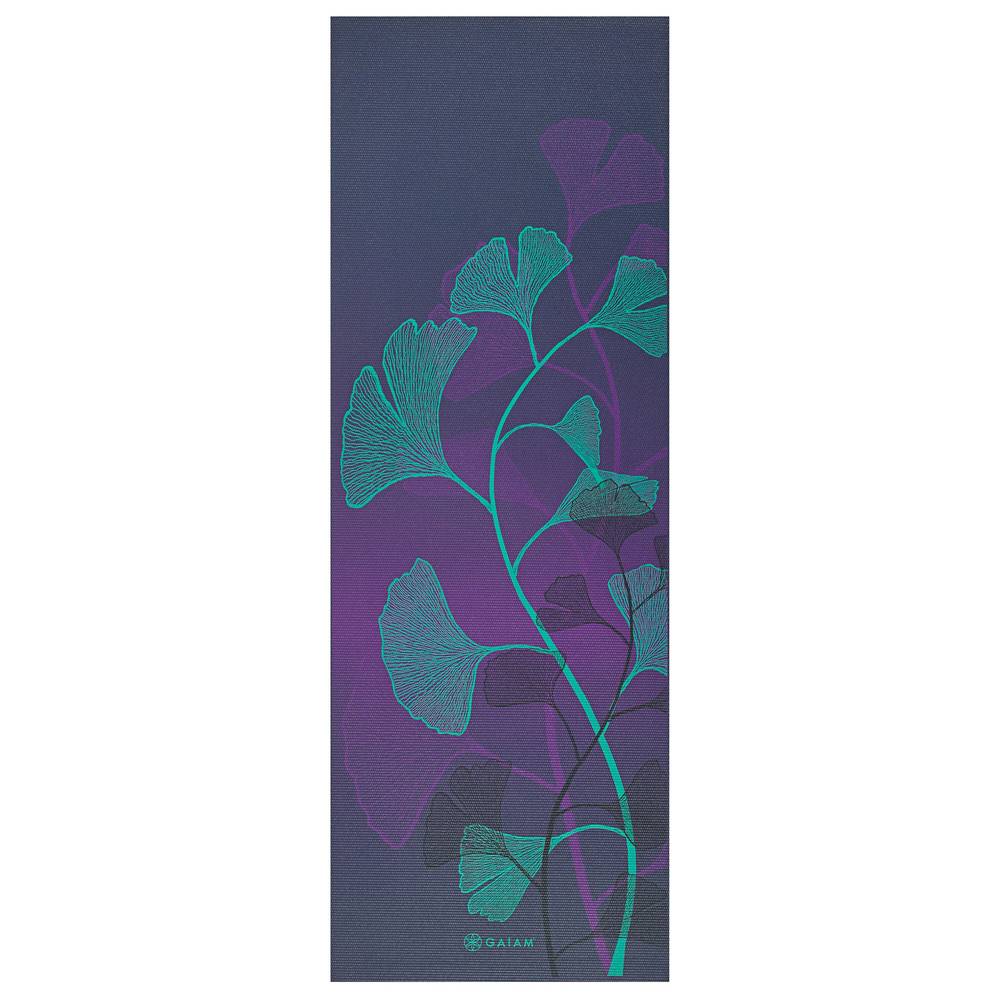 Gaiam Yoga Mat Lily Shadows, 6mm