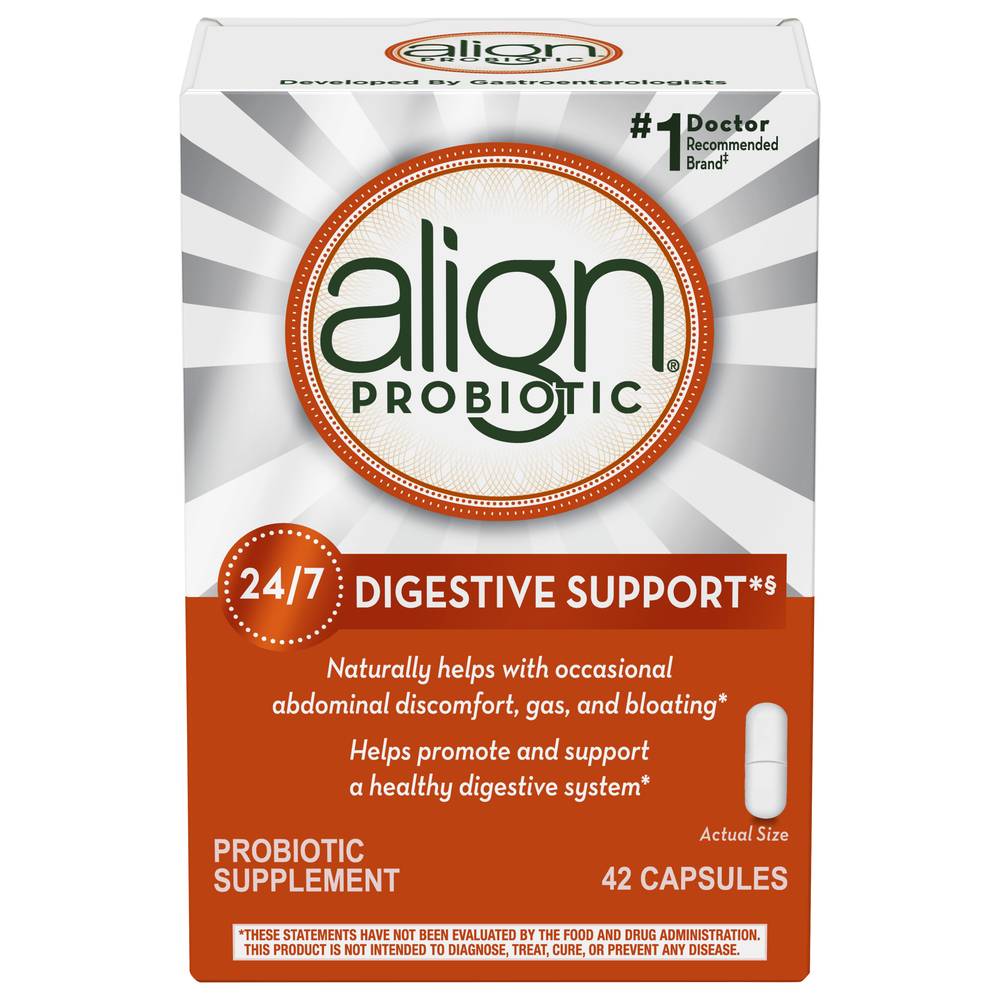 Align Digestive Support Probiotic Capsules, (42 ct) (3.2 oz)