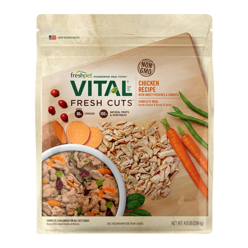 Freshpet Vital Fresh Cuts All Life Stage Dog Food (4.5 lbs)