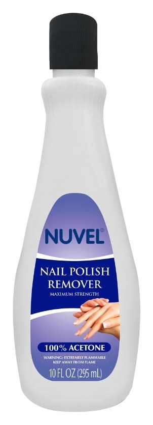 Nuvel 100% Acetone Nail Polish Remover (10 fl oz)