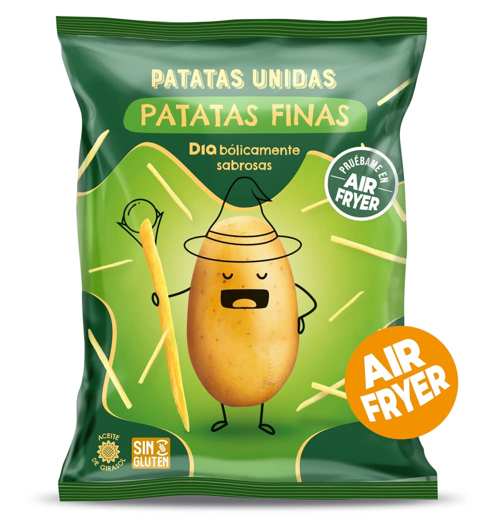 Patatas Finas Prefritas Patatas Unidas Dia Bolsa 1 Kg