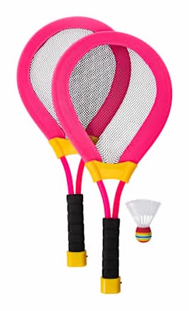 Light Up The Night! Lunar Smash Badminton Set Pink