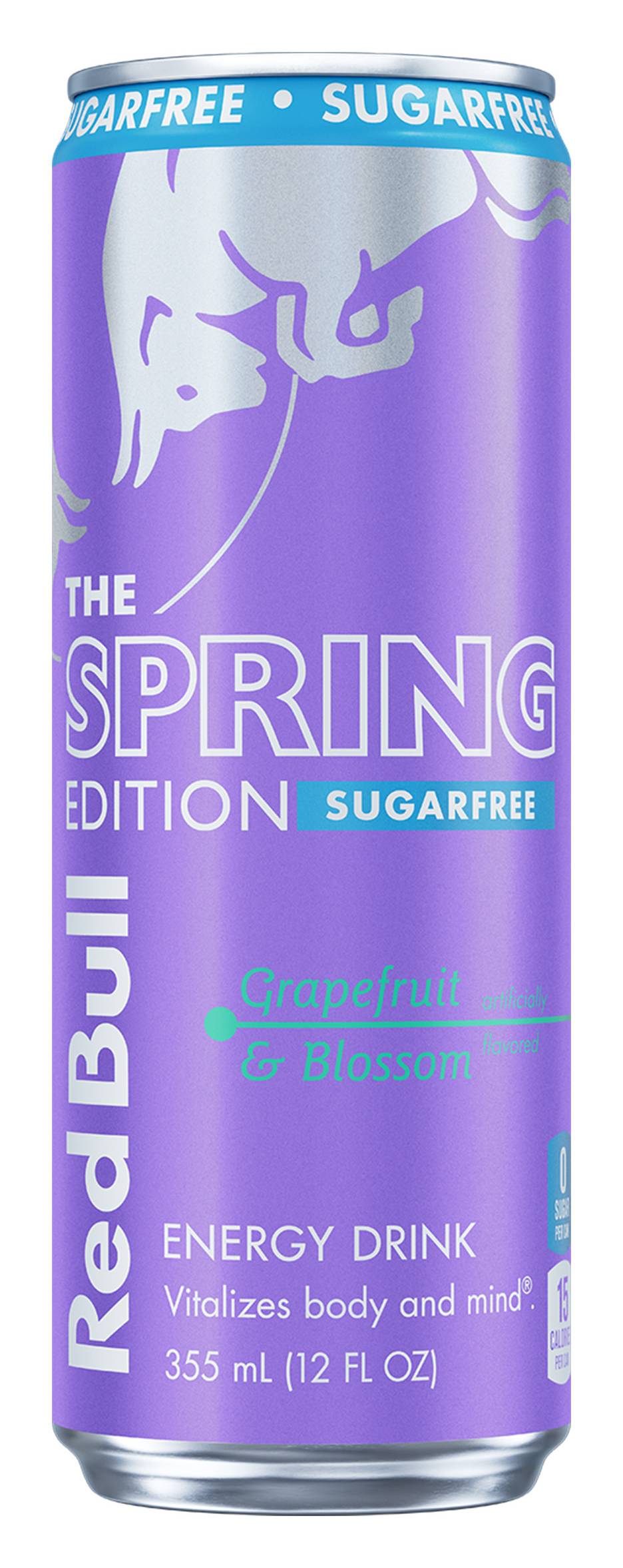 Red Bull The Spring Edition Sugar Free Energy Drink, Grapefruit-Blossom (12 fl oz)