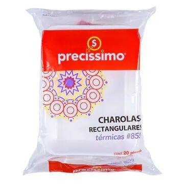 Precíssimo charola térmica #855 (20 piezas)