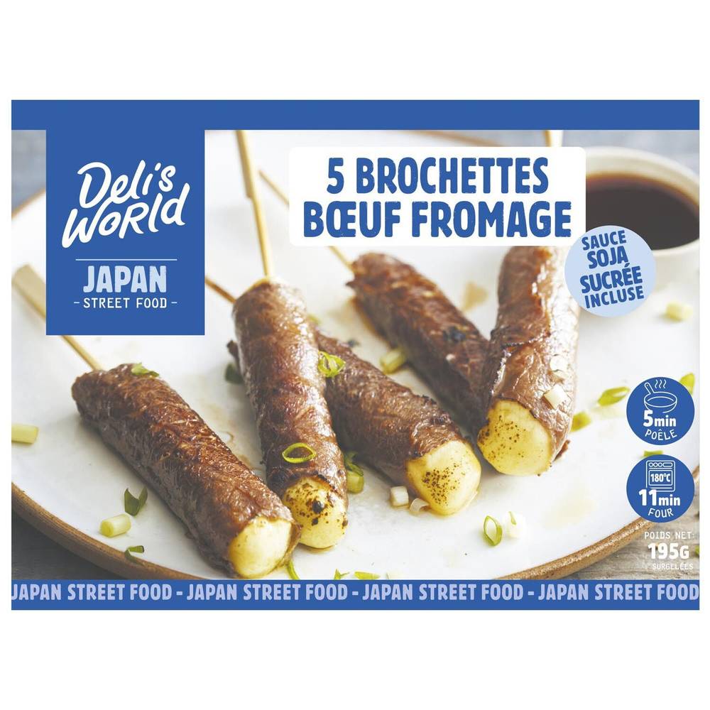 Deli's World - Brochettes bœuf fromage (195g)