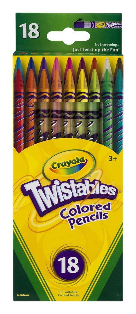 Crayola Twistables Colored Pencils (18 ct)