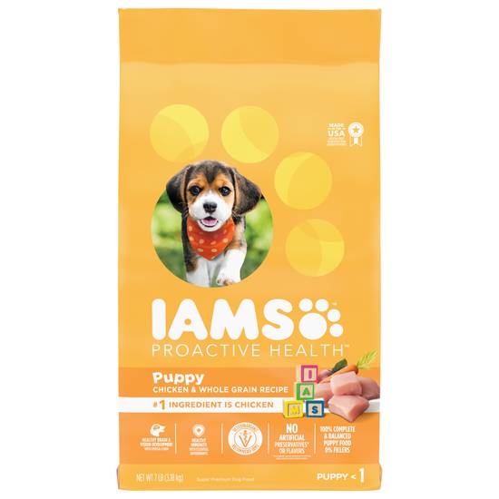 Iams Chicken & Whole Grains Puppy Dog Food