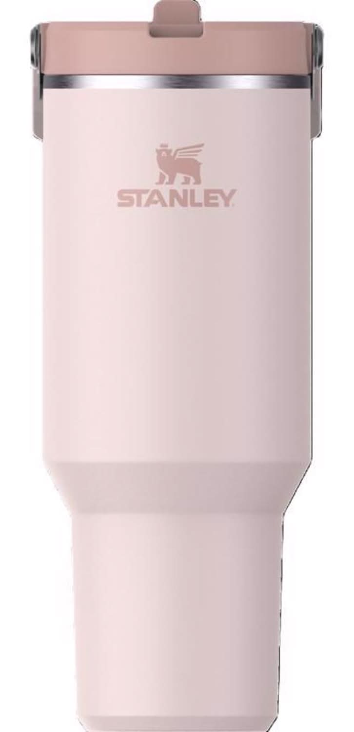 Stanley Iceflow Flip Straw 2.0 40 Oz Rose Quartz Bpa Free Insulated Straw Tumbler