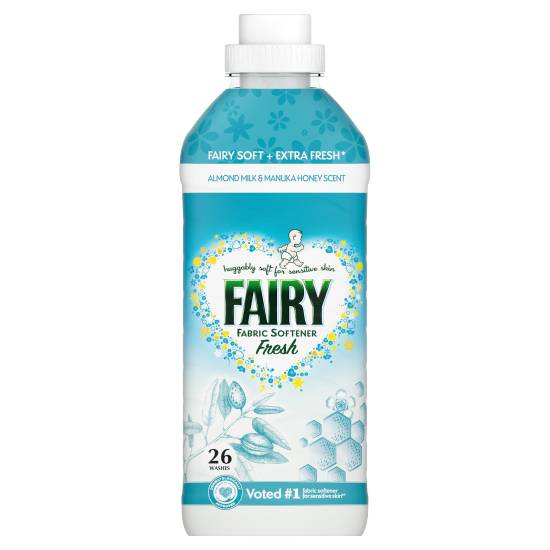 Fairy Fabric Conditioner Almond Milk & Manuka Honey 26 Washes, 858ml