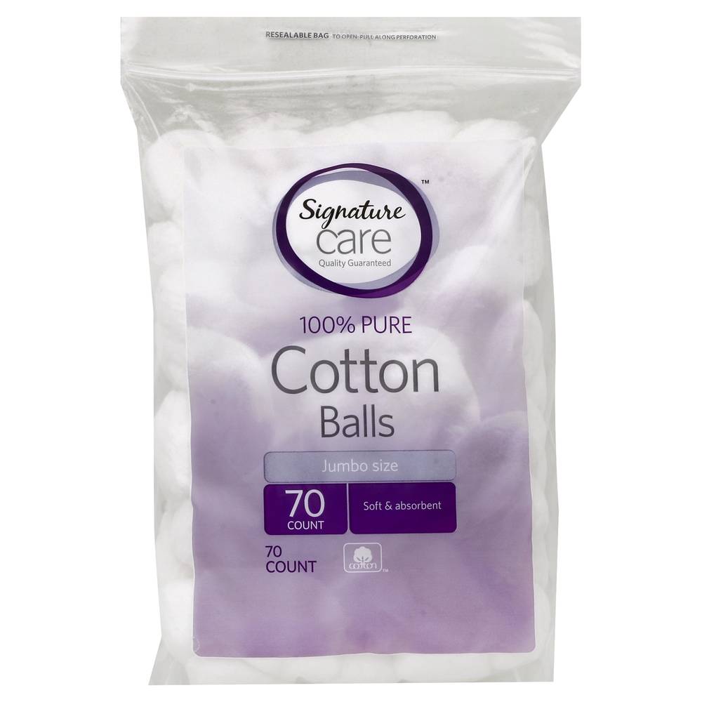 Signature Care Pure Cotton Balls (15 oz)