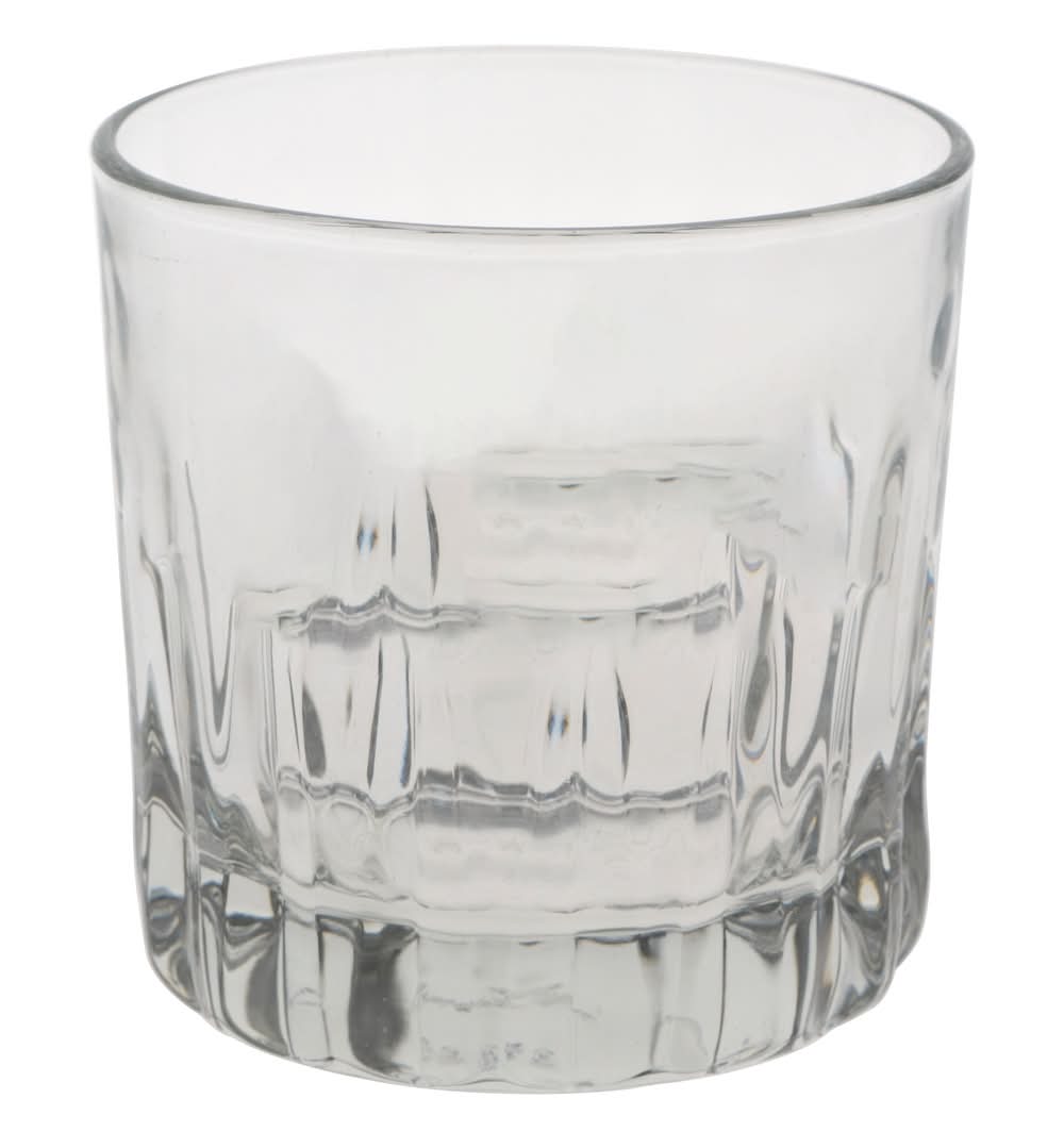 Dof Ribbed Glass Tumbler