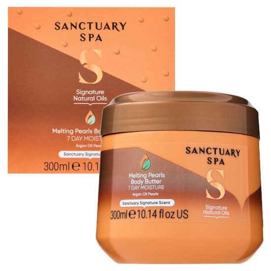 Sanctuary Spa Signature Natural Oils Melting Pearls Body Butter (300ml)