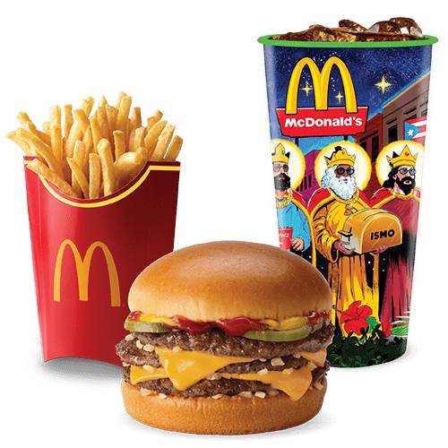 McCombo Grande Triple Cheeseburger