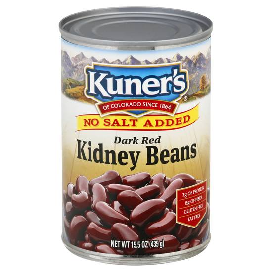 Kuner's No Salt Added Dark Red Kidney Beans