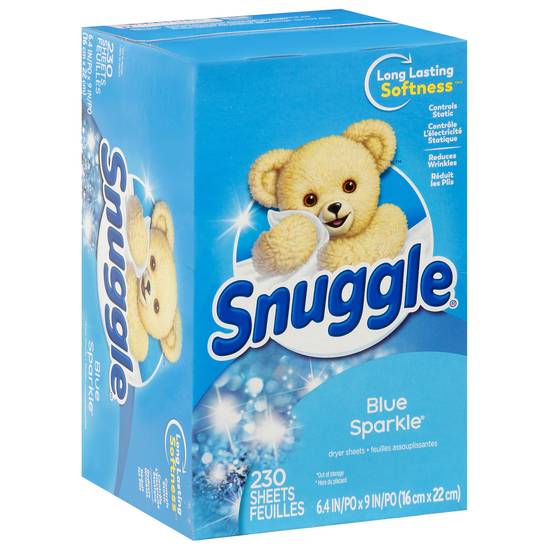 Snuggle Blue Sparkle Dryer Sheets (230 ct)